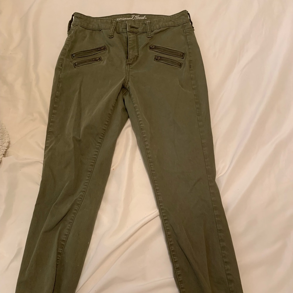 army green jean